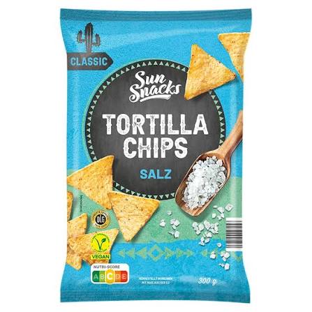 Sun Snacks Tortilla Chips Salz 300g