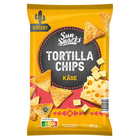 Sun Snacks Torttilla Chips Käse 300g